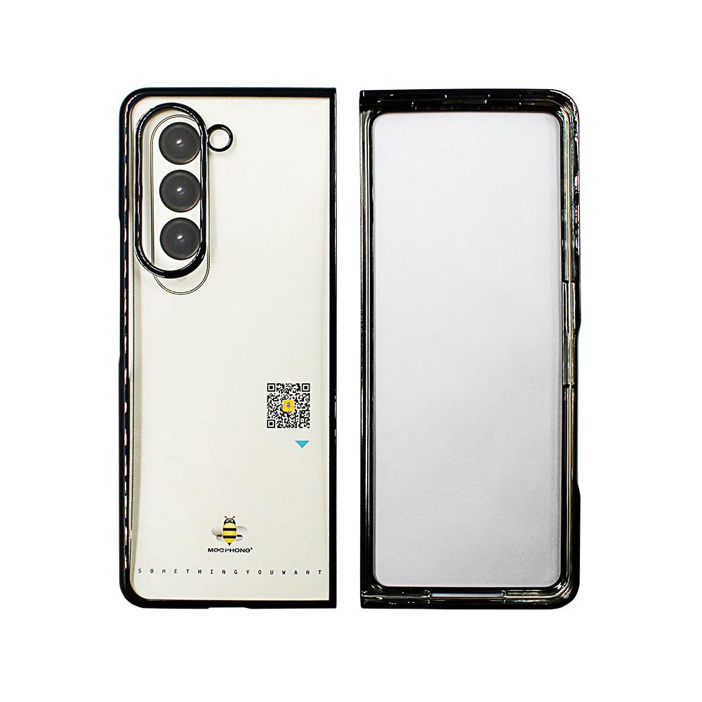 Калъф тип гръб за Samsung Z-FOLD 5 TPU  Meephone черна лайсна