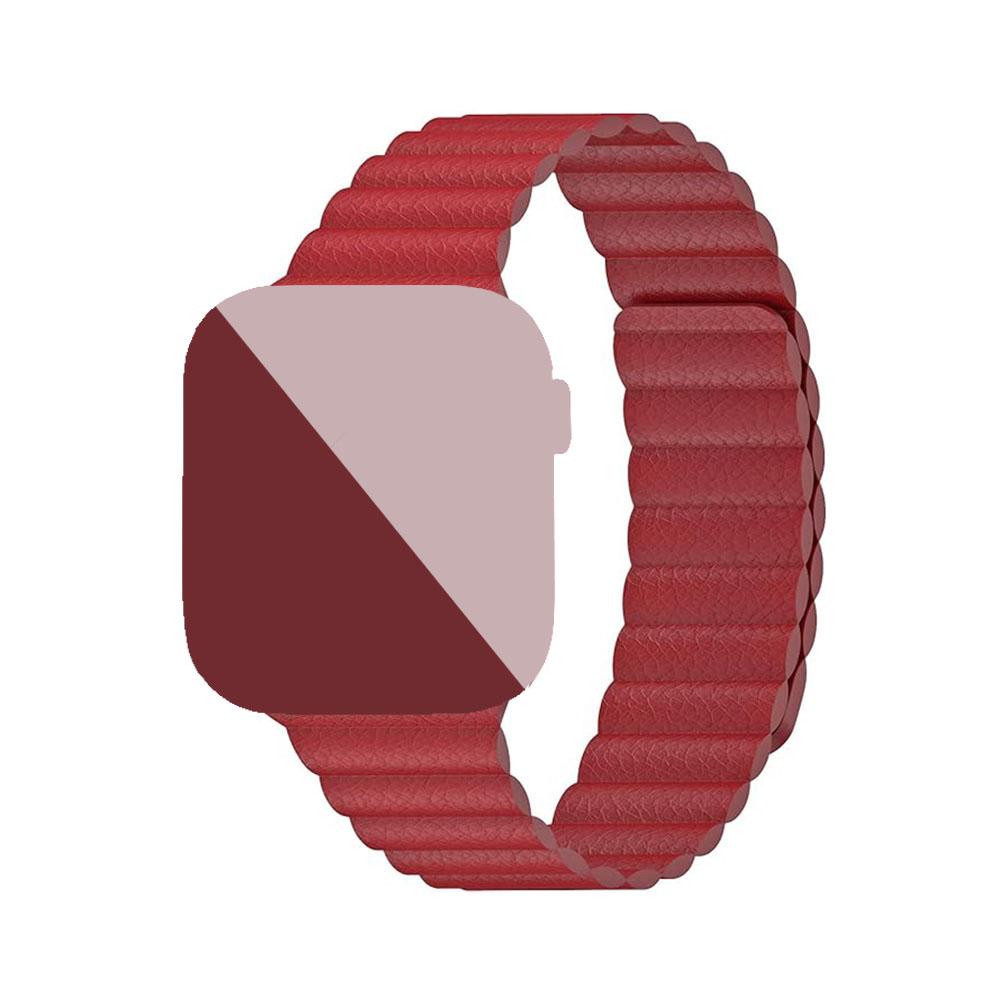 Каишка за Apple watch 42/44/45/49 mm Raigor inverse Knight червен