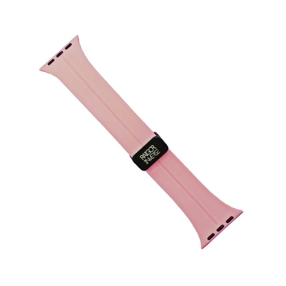 Каишка за Apple watch 42/44/45/49 mm Raigor inverse Care розов