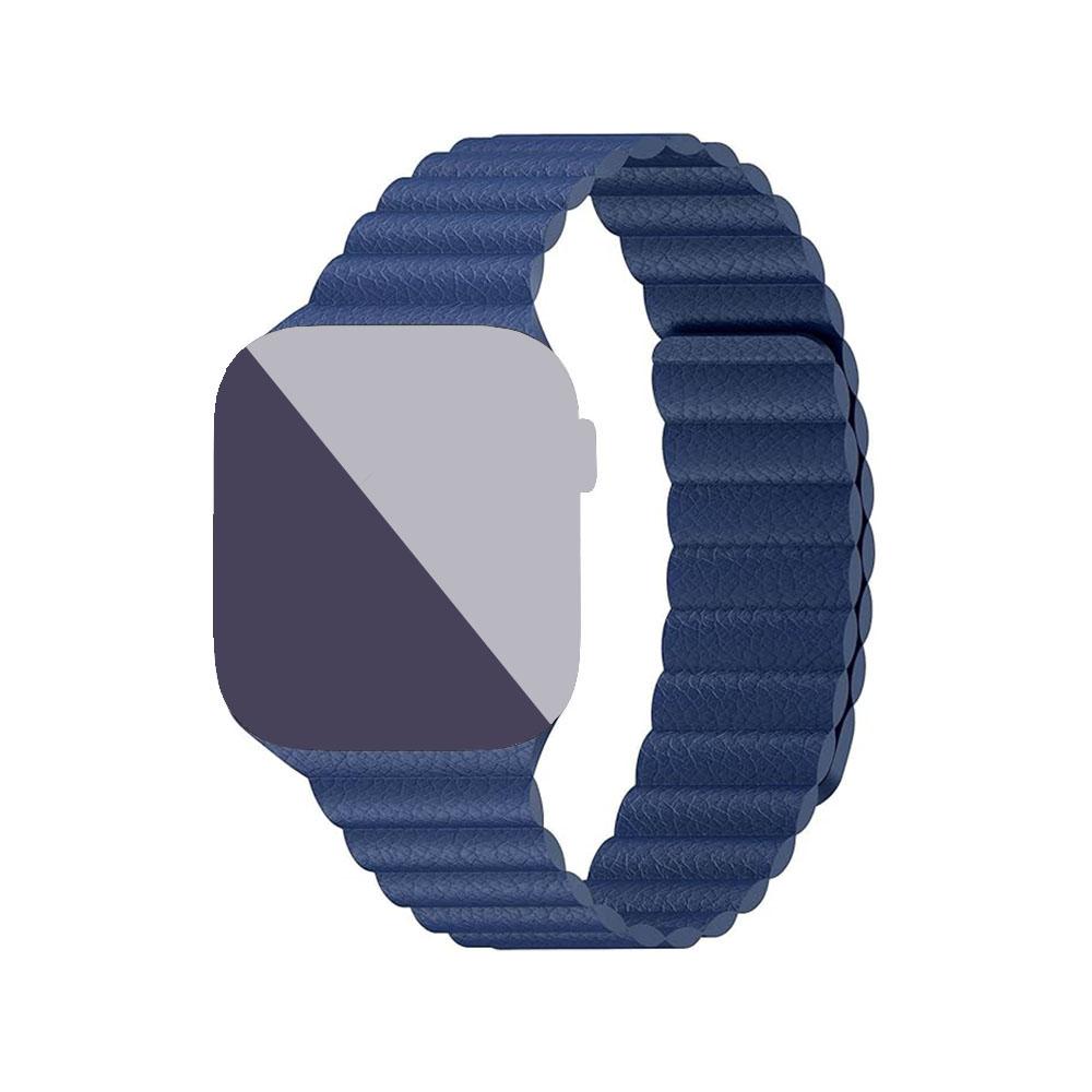 Каишка за Apple watch 42/44/45/49 mm Raigor inverse Knight тъмно син