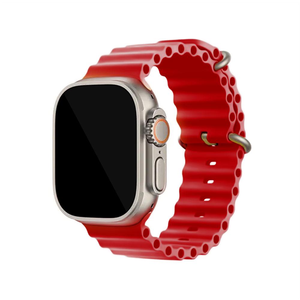 Каишка за Apple watch 42/44/45/49 mm Raigor inverse Guard червен