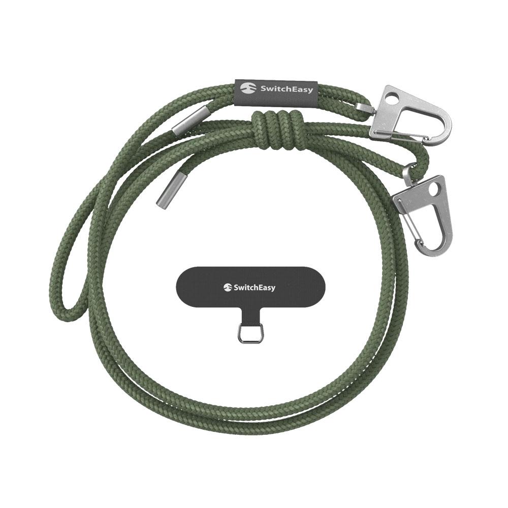 Връзка за телефон EasyStrap + EasyStrap Card - 6 mm зелен