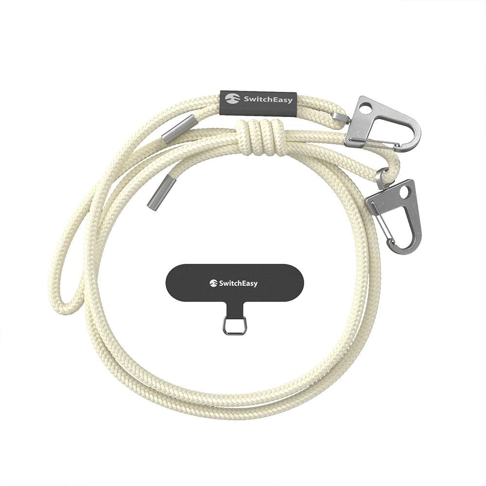 Връзка за телефон EasyStrap + EasyStrap Card - 6 mm бял