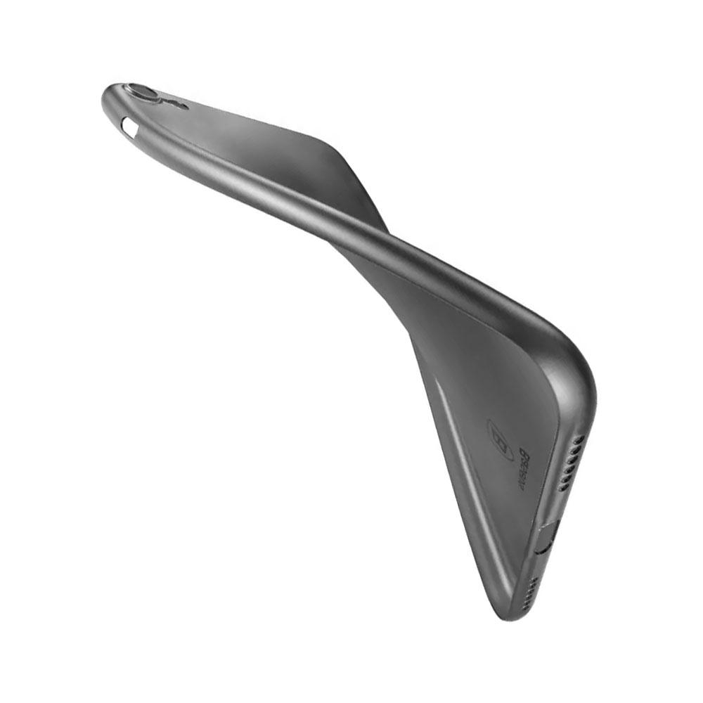 Гръб iPhone 7+/8+ BASEUS Wing черен прозрачен