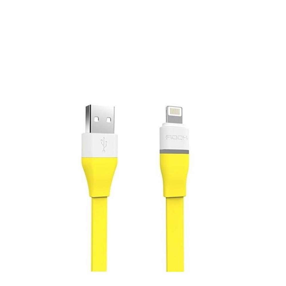 Lightning USB кабел ROCK Disconnect Data жълт