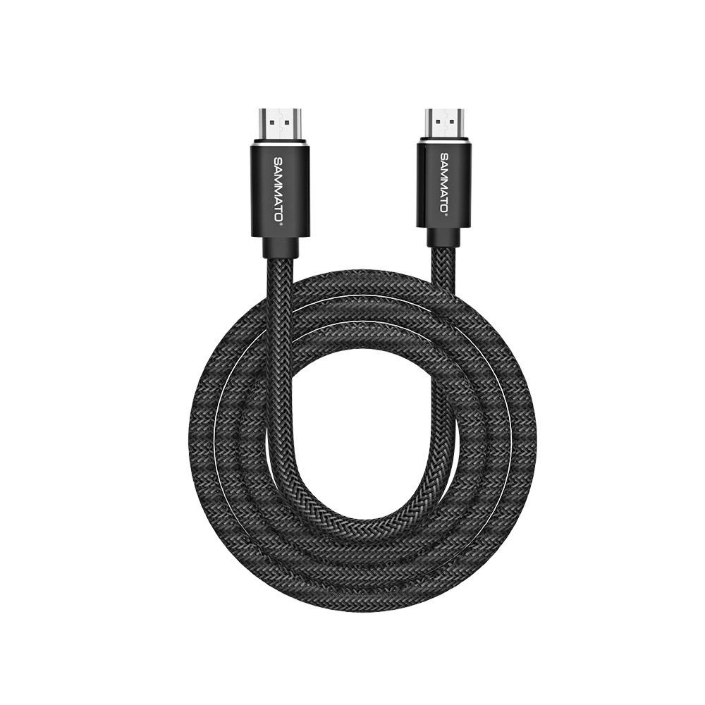 Кабел SAMMATO HDMI to HDMI 4K 60Hz 3м. черен