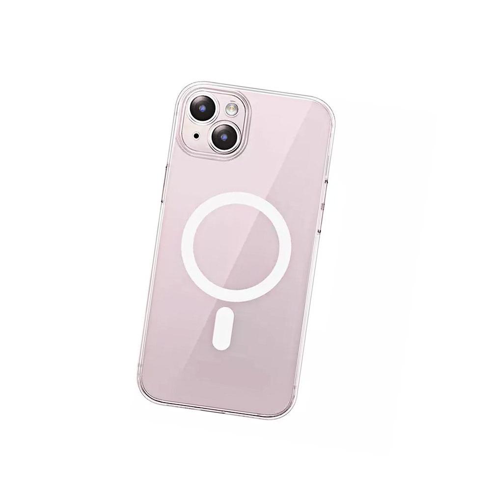 Калъф тип гръб за iPhone 15 Plus Baseus Lucent Series Magnetic case прозрачен