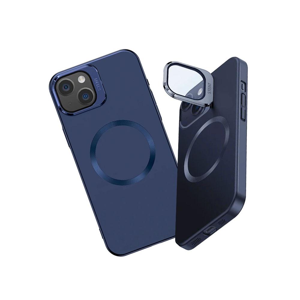 Калъф гръб за iPhone 15 6.1 USAMS Geyue Series тъмно син