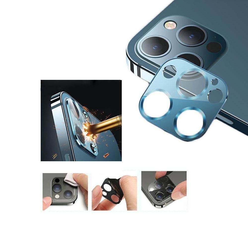 Протектор за камера iPhone 12 Pro USAMS син