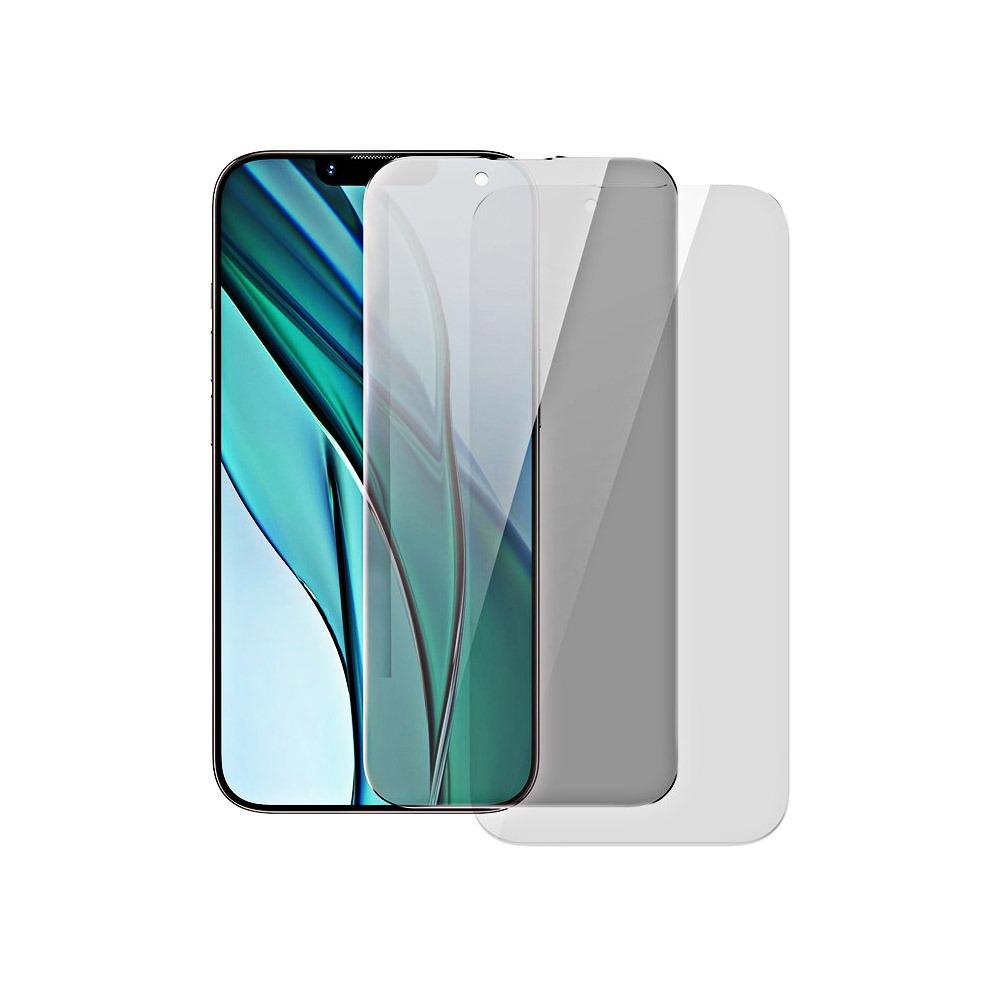 Протектор за iPhone 14 iPhone 13-iPhone 13 Pro Baseus 0.3mm Crystal Privacy Protection All-Tempered-Glass 2pcs