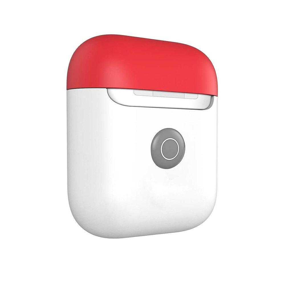 Калъф за AirPods with Wireless Charging case бял