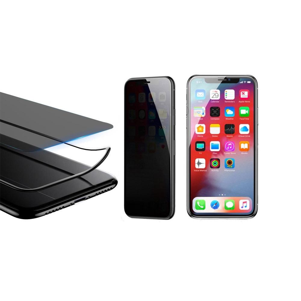 Протектор за iPhone XR/11 6.1inch Baseus 0.23mm curved-screen tempered glass crack-resistant edges and anti-spy function черен