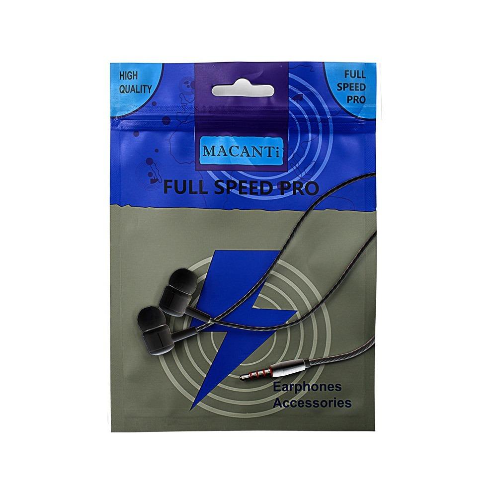 Слушалки Handsfree MACANTI 3.5 mm черно