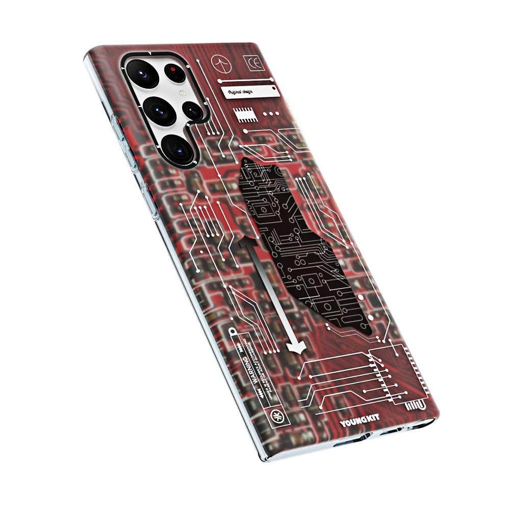 Калъф гръб за Samsung S23 UltraTechnology series червен