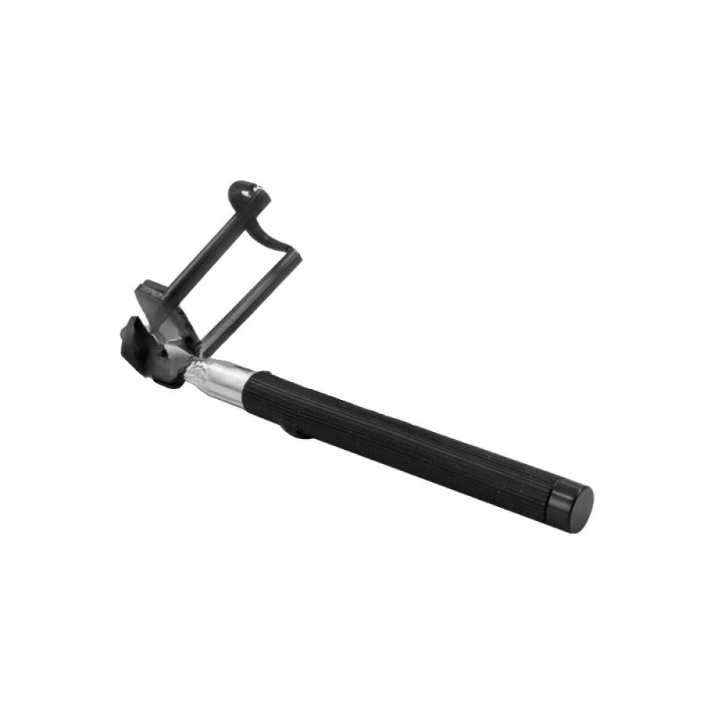 Селфи стик MonoPod cable take pole черен