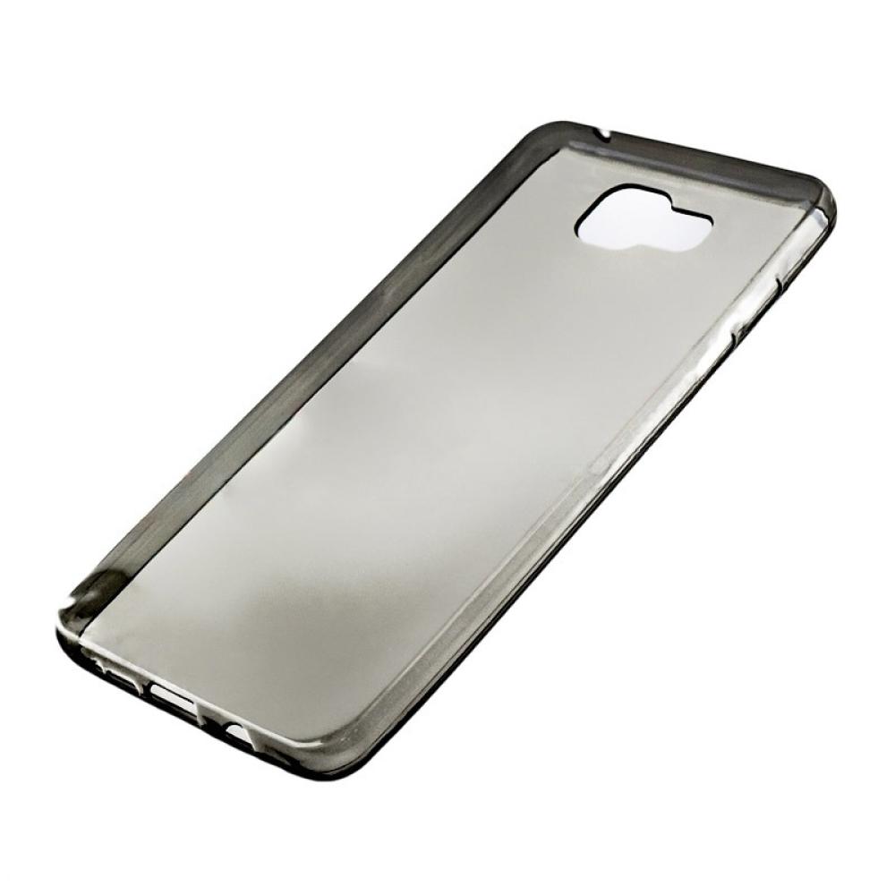 Калъф тънък силиконов гръб 0.5мм Samsung Galaxy A5/A8 2018 черен