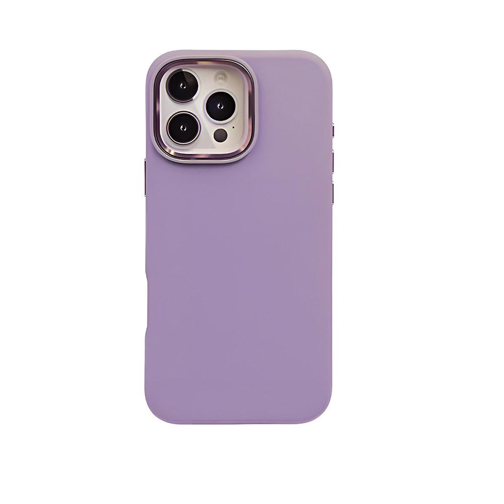 Калъф тип гръб NEW.B.K SILICA за iPhone 16 Pro Max лилав