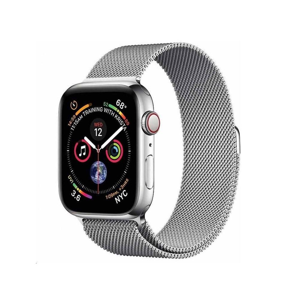 Apple watch 42/44/45mm COTEetCI магнитна метална каишка светло сиво