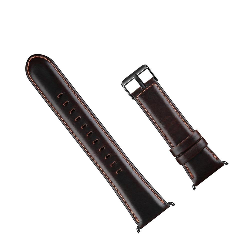 Apple watch 42/44/45mm DUX DUCIS каишка кожа кафе