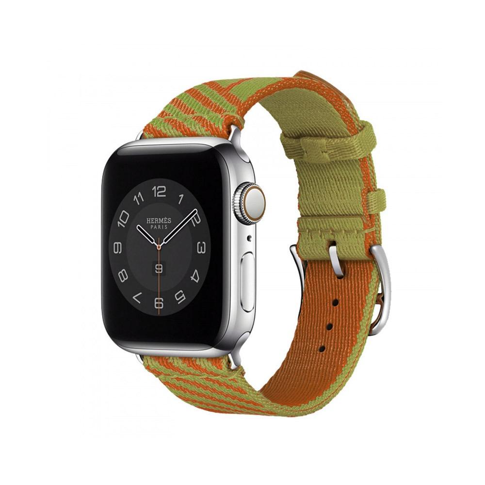 Apple watch 42/44/45mm COTEetCI каишка текстил оранжево