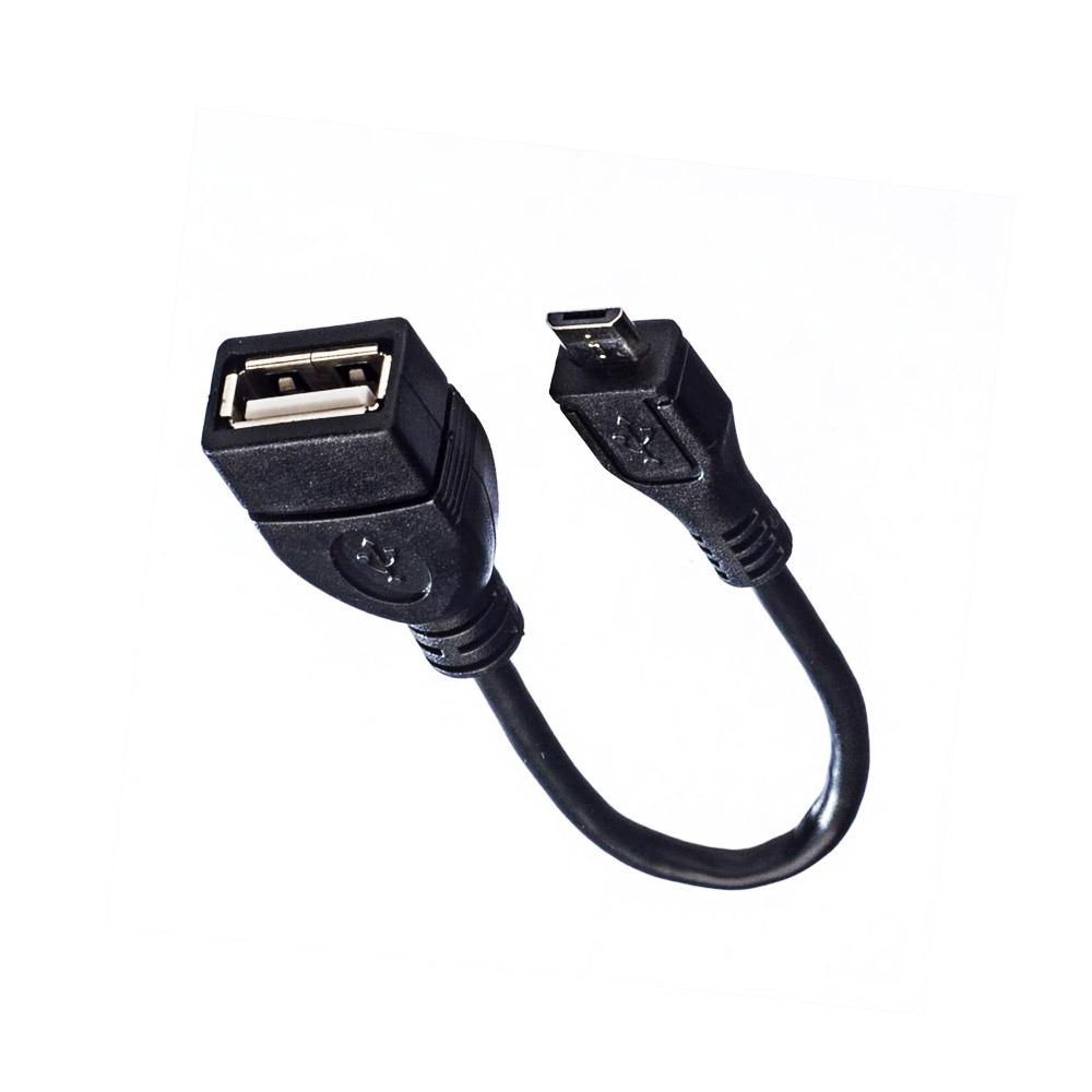 Преходник USB към MICRO 15см. черен