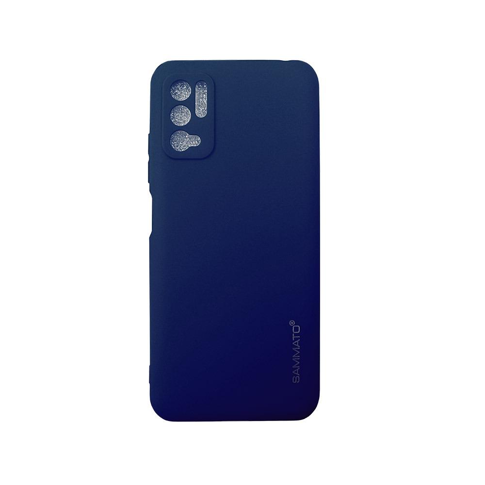 Калъф гръб за Xiaomi Redmi Note 10(5G) POCO M3 PRO 5G SAMMATO Clear син