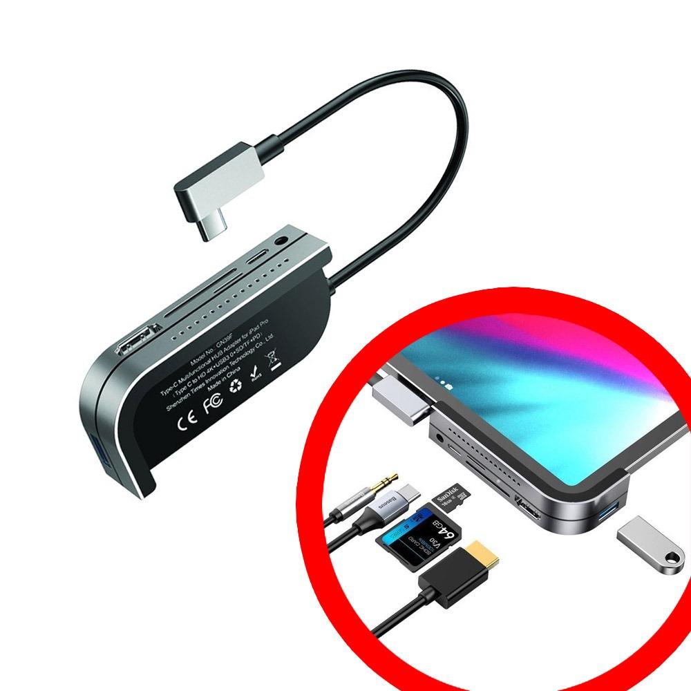 Мултифункционален хъб Baseus Bend Angle No.7 Multifunctional Type-C  Converte ñèâ, CAHUB-CWJ0G