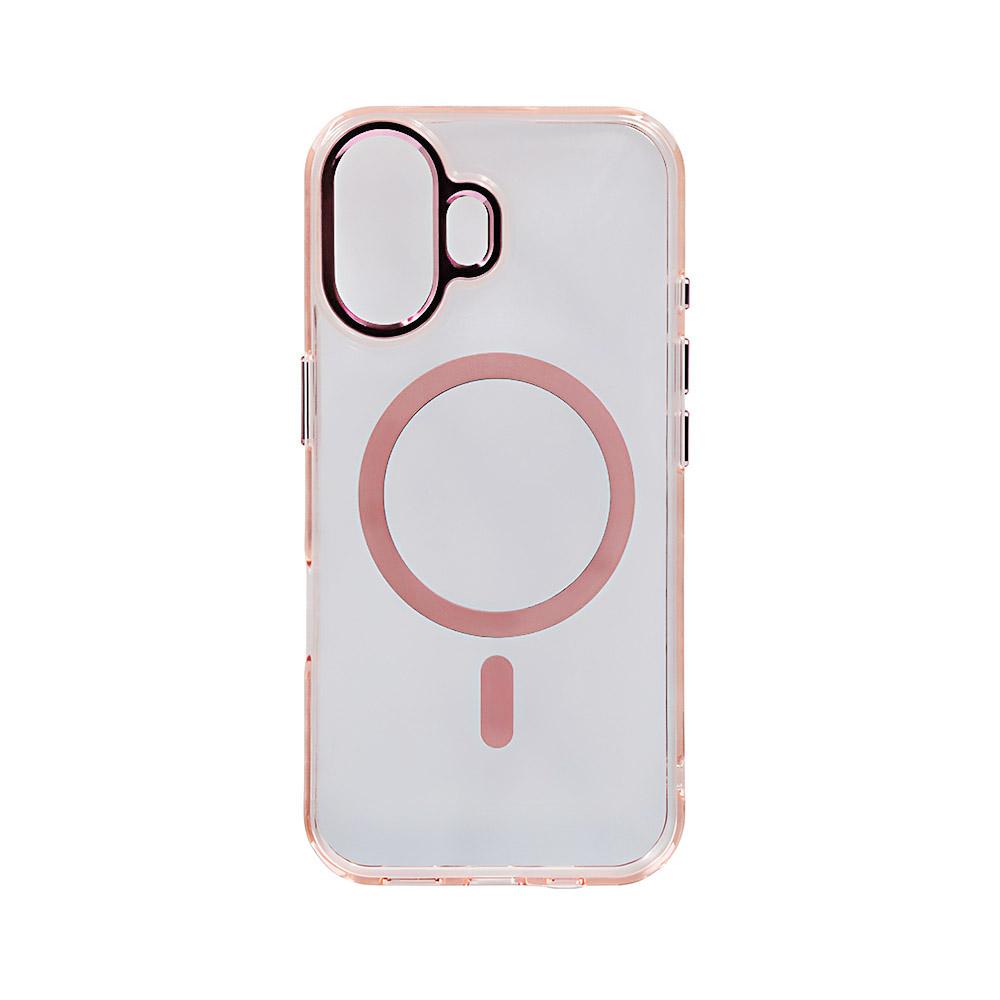 Калъф тип гръб COOYEE THROUGH THE ARMOR  iPhone 16 розов