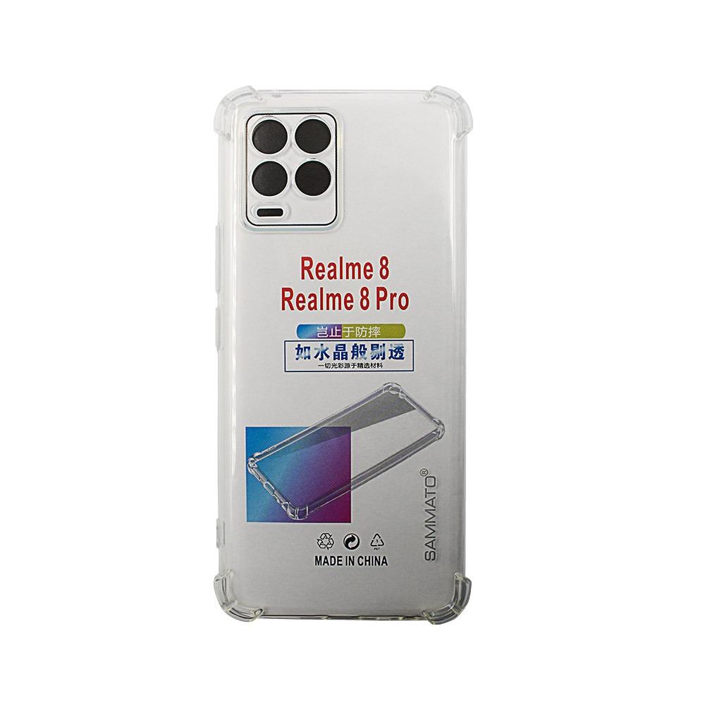 Калъф гръб за Realme 8(5G) SAMMATO Anti-shock прозрачен