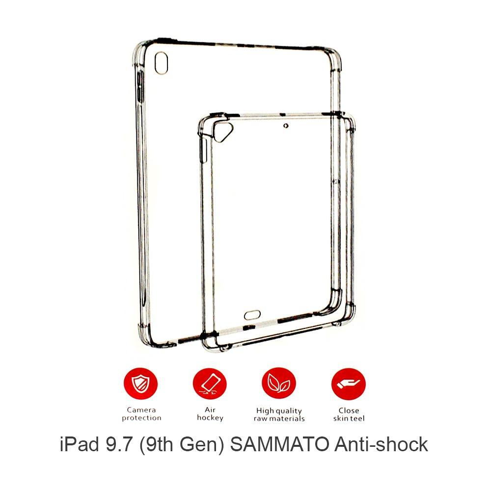 Калъф гръб за iPad 9.7 (9th Gen) SAMMATO Anti-shock прозрачен