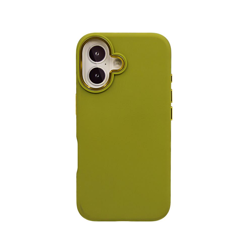 Калъф тип гръб NEW.B.K SILICA за iPhone 16 зелен