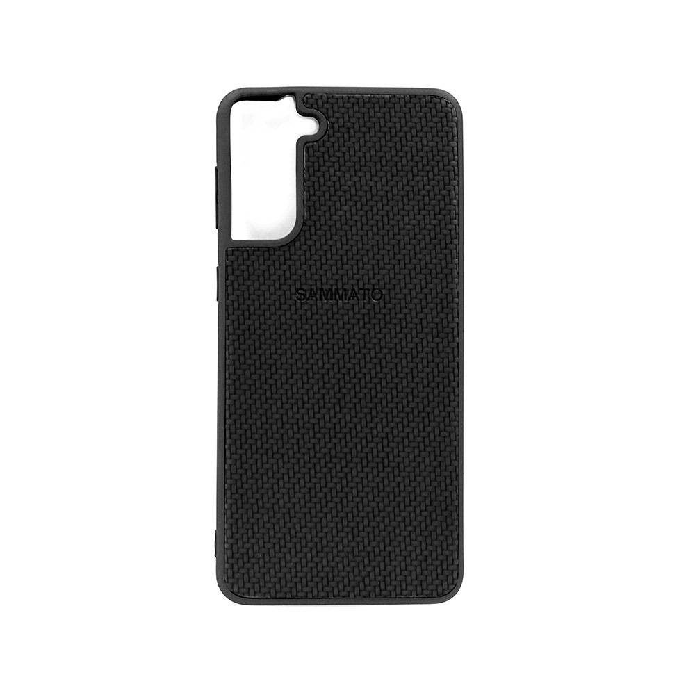 Калъф гръб за Samsung S21+ Sammato Knitting черен, SKSS21P-01