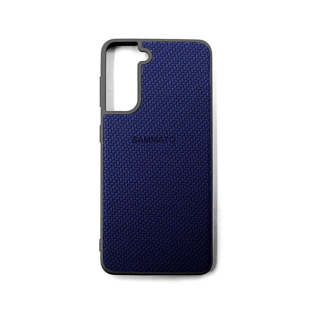Калъф гръб за Samsung S21 Sammato Knitting син, SKSS21-04