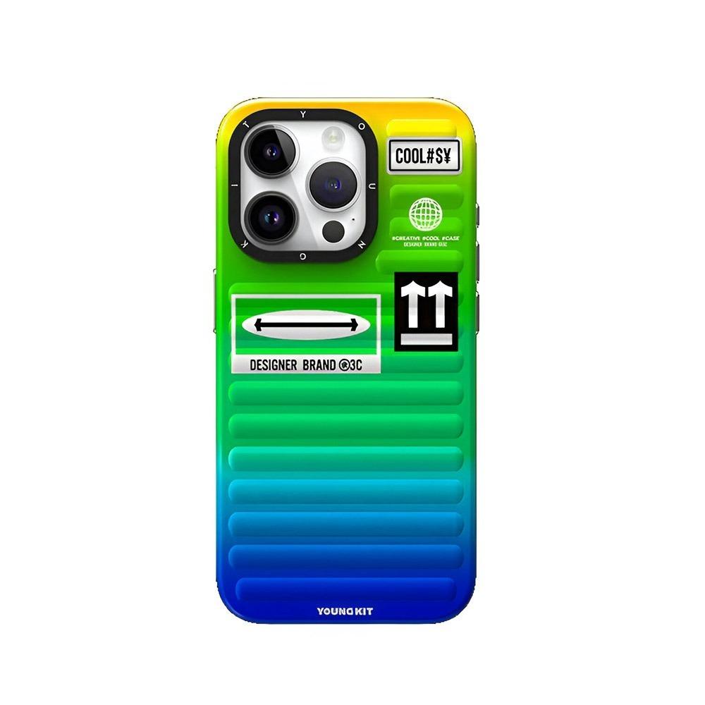 Калъф тип гръб YOUNGKIT Secret Color за iPhone 16 Pro Max син