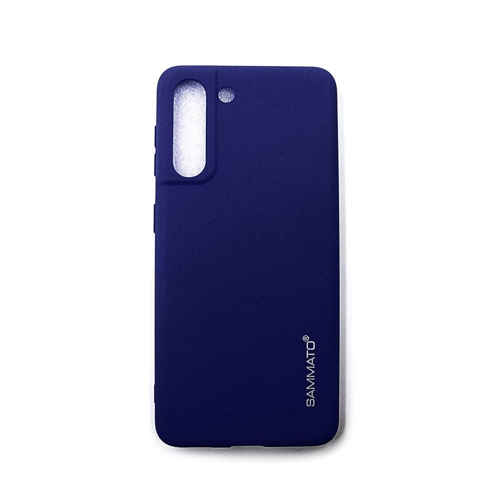 Калъф гръб за Samsung S21 Sammato Clear син, TSSS21-04