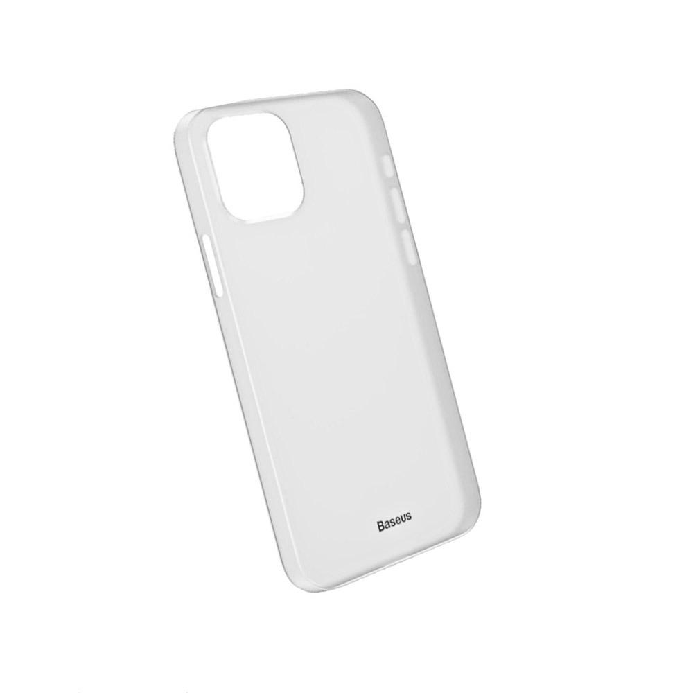 Калъф гръб за iPhone 12 Pro Max 6.7 inch BASEUS WING бял мат, WIAPIPH67N-02