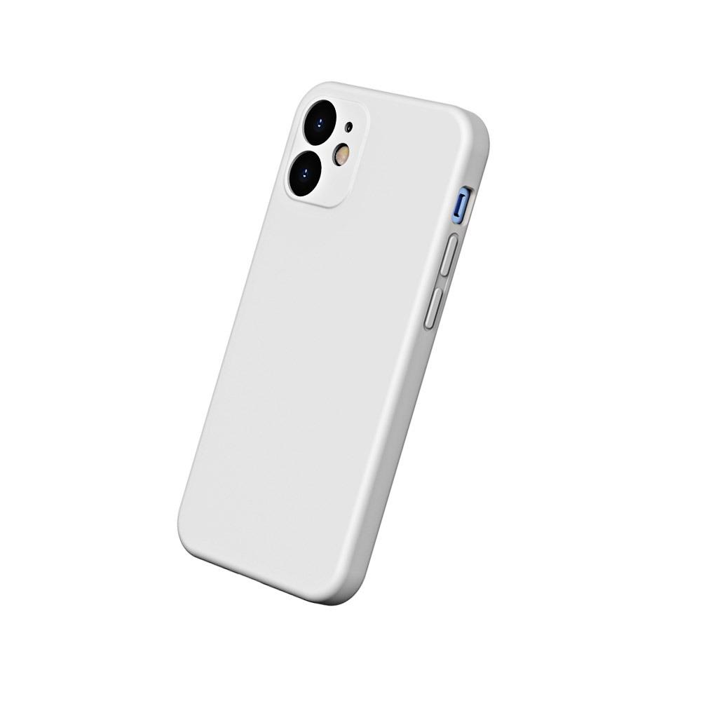 Калъф гръб за iPhone 12 mini 5.4 inch BASEUS LIQUID SILICA бял, WIAPIPH54N-YT02