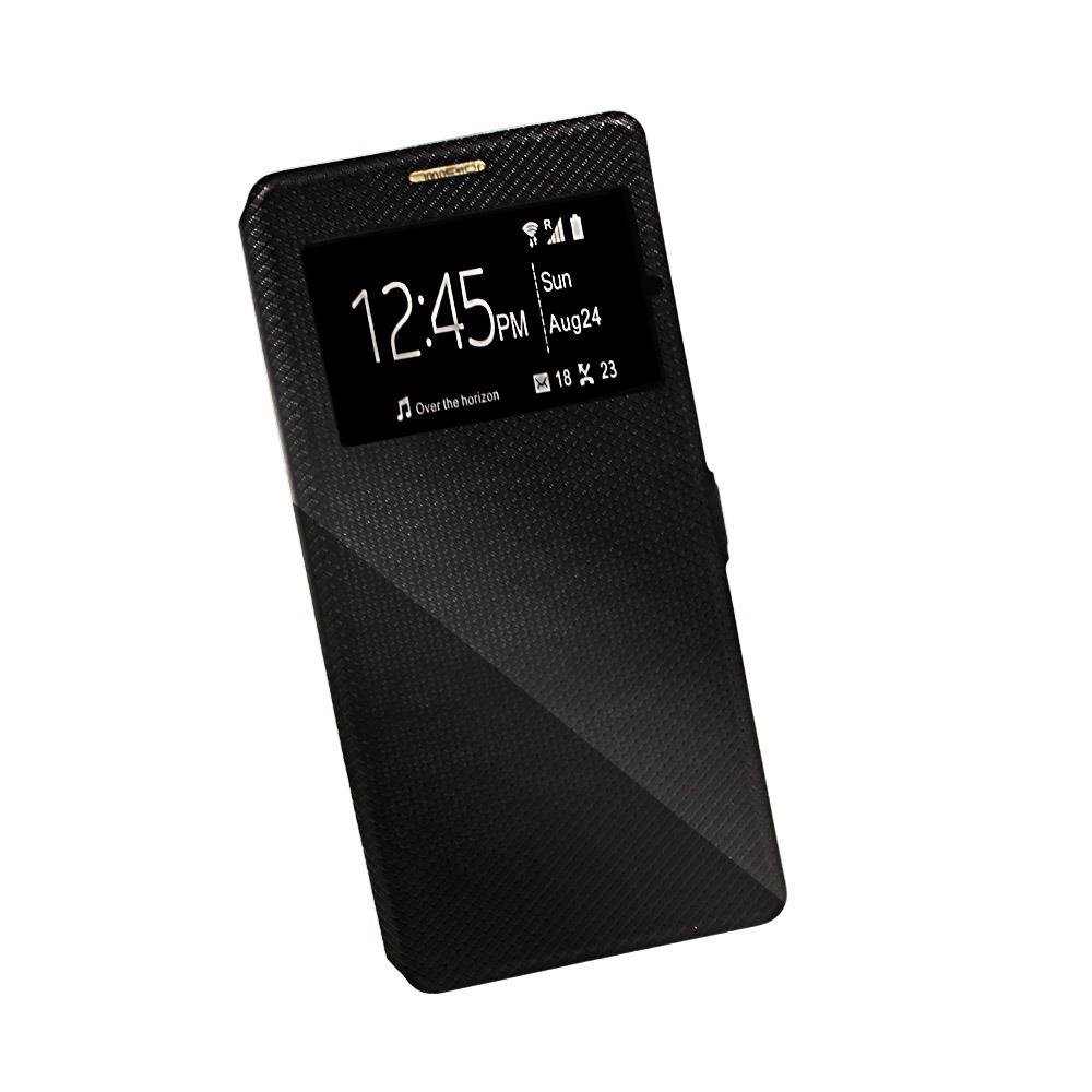 Калъф S-View с TPU Huawei P30 Pro черен