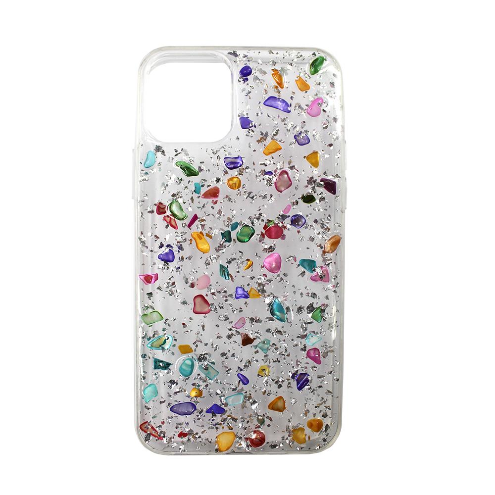 Калъф гръб SAMMATO FASHION GEMSTONE за за iPhone 11 6.1 сребърен