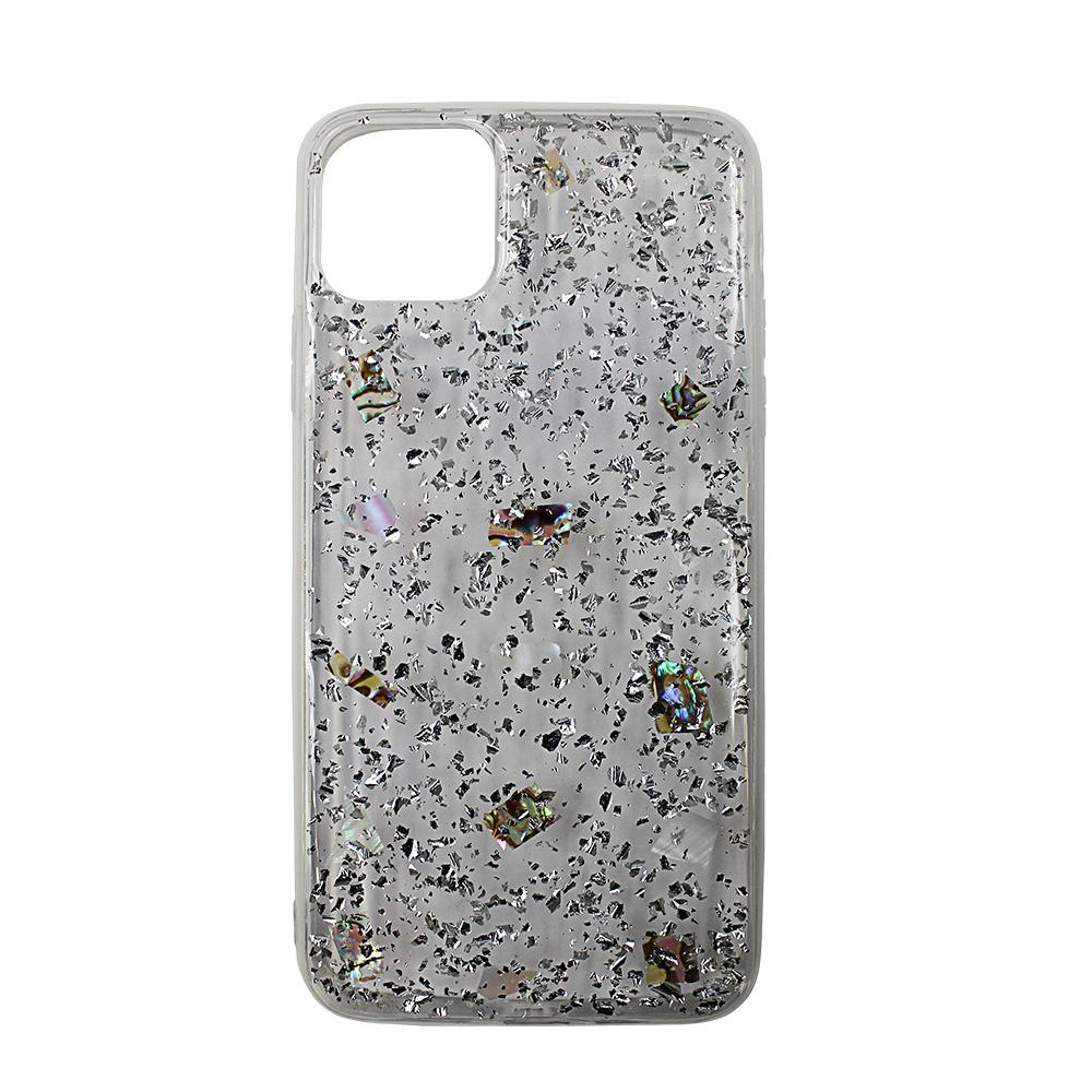 Калъф гръб SAMMATO FASHION брокат  за iPhone 11 Pro 5.8 сребро