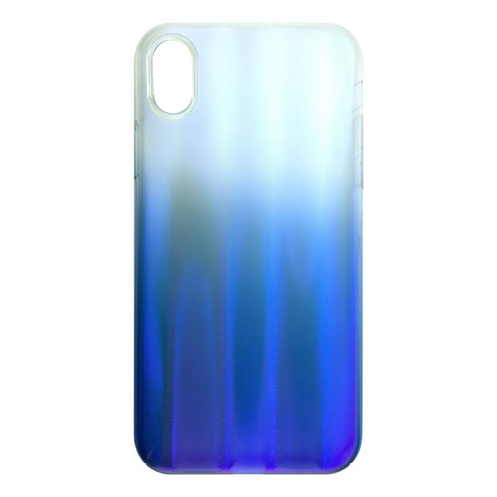 Калъф гръб Fashion хамелеон iPhone XS max син