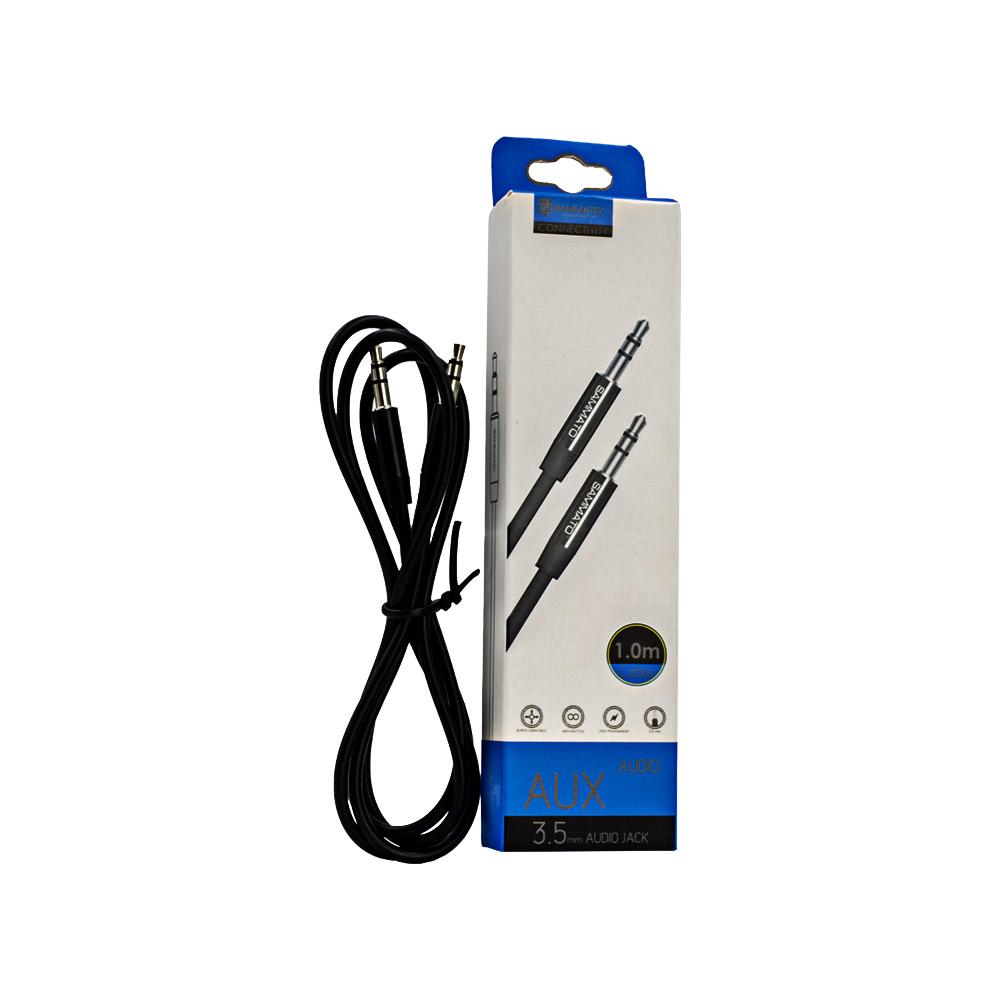 Aux кабел SAMMATO 1m. черен