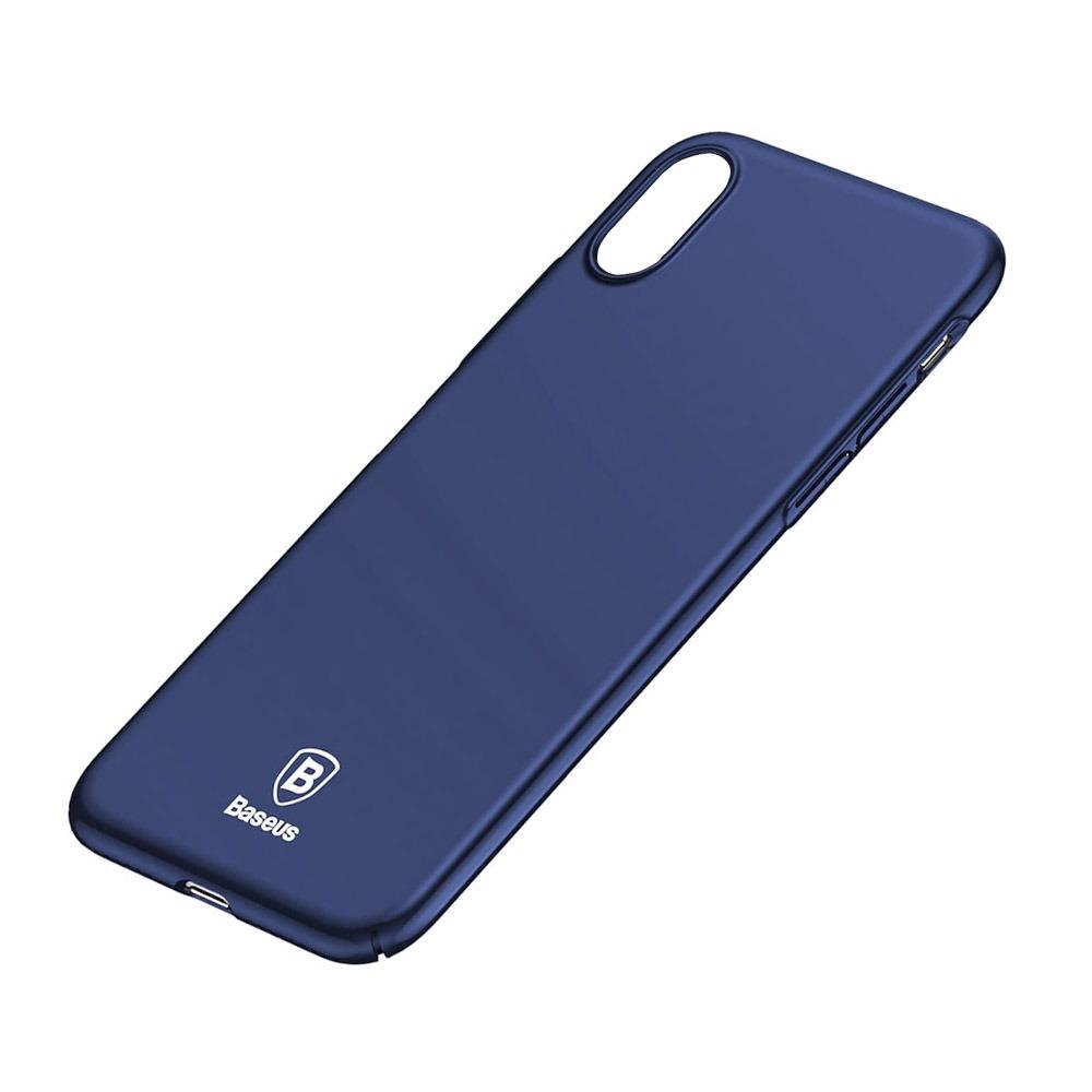 Калъф гръб Baseus Thin case за iPhone X, син