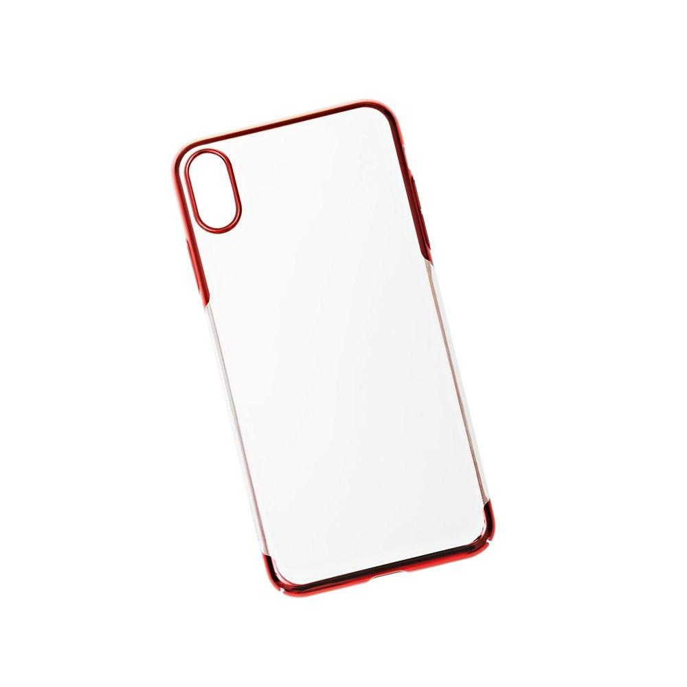 Калъф гръб Baseus Glitter iPhone XS Max червен, WIAPIPH65-DW09