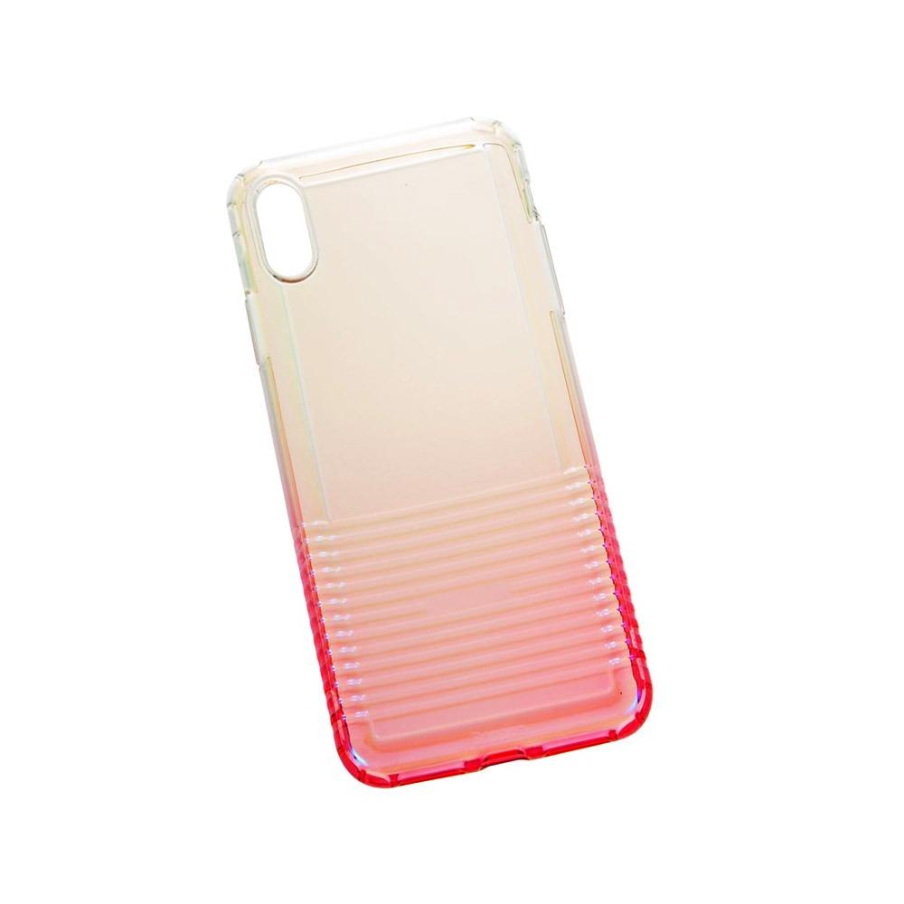 Калъф гръб Baseus Colorful Airbag iPhone XS Max розов, WIAPIPH65-XC04