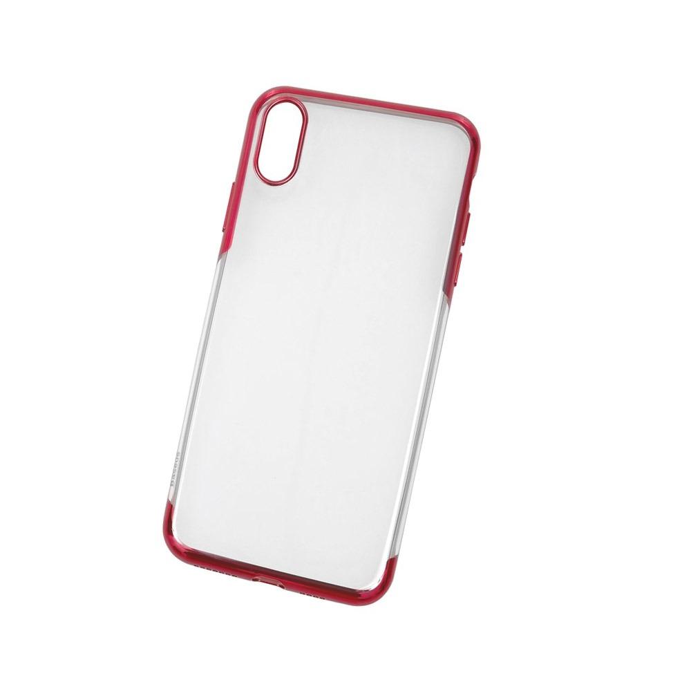 Калъф гръб Baseus Shining case iPhone XS Max червен, ARAPIPH65-MD09