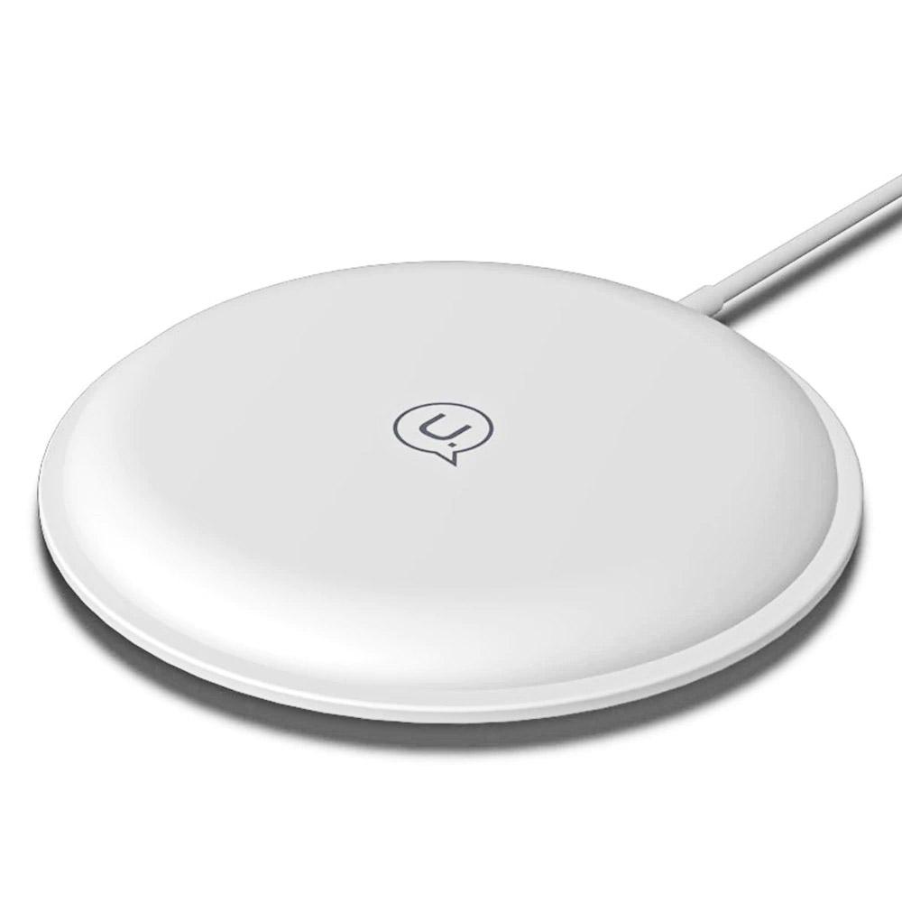 Зарядно Wireless USAMS US-CD30 Zodi Series бял