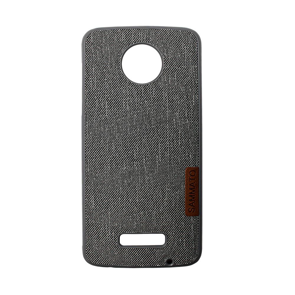 Калъф гръб TPU Sammato Jeans Motorola Z2 Play сив