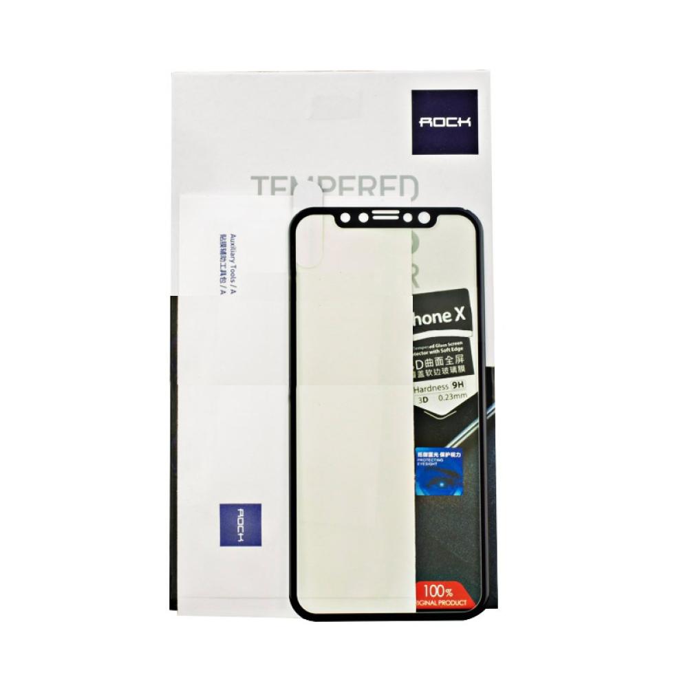 Протектор стъклен Rock 3D 0.23 ABL iPhone X черен