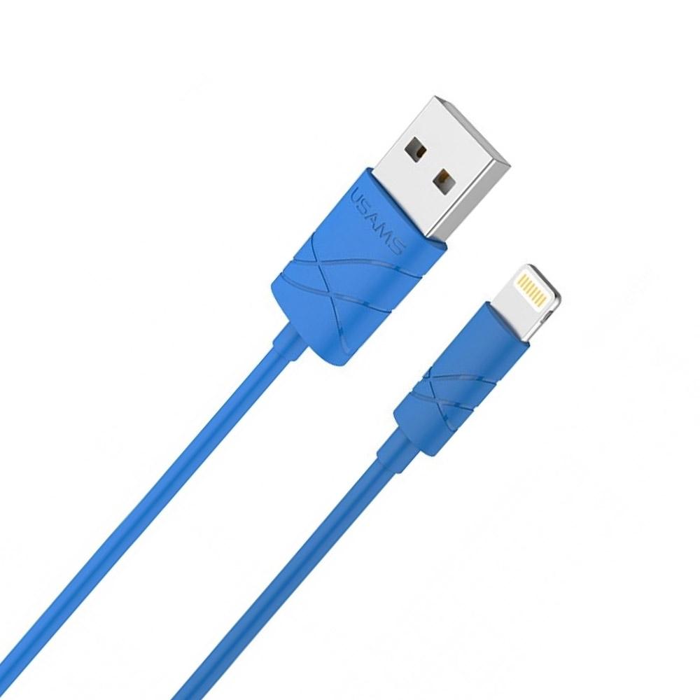 USB кабел Apple Usams U-Gee SJ038 син